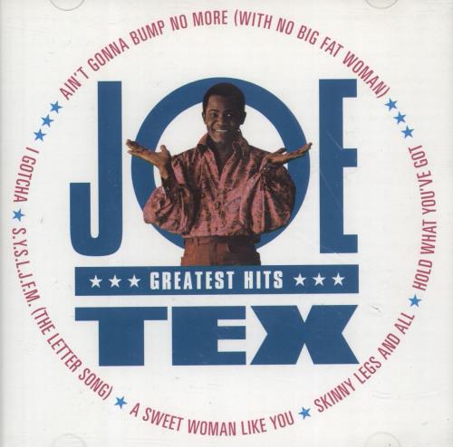 Joe Tex Greatest Hits CD album (CDLP) UK JTXCDGR701251