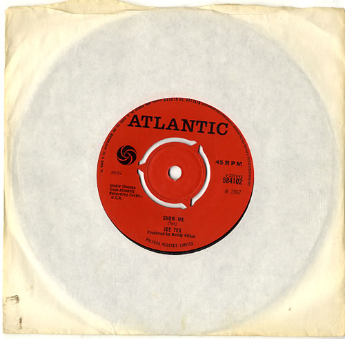 Joe Tex Show Me 7" vinyl single (7 inch record / 45) UK JTX07SH620769