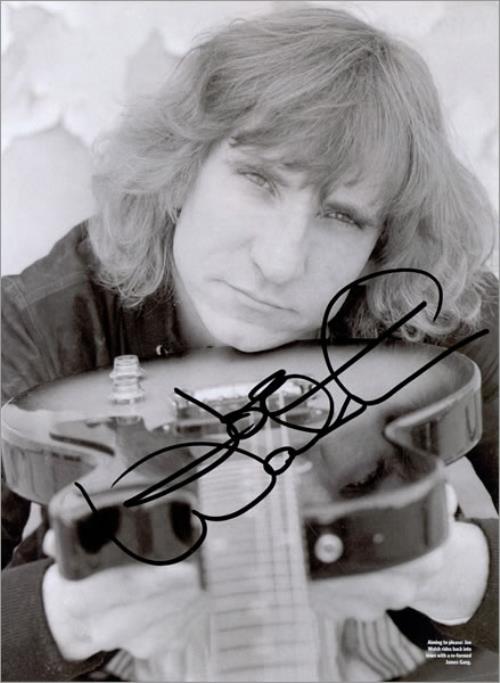 Joe Walsh Signed Magazine Page memorabilia UK JWLMMSI460653