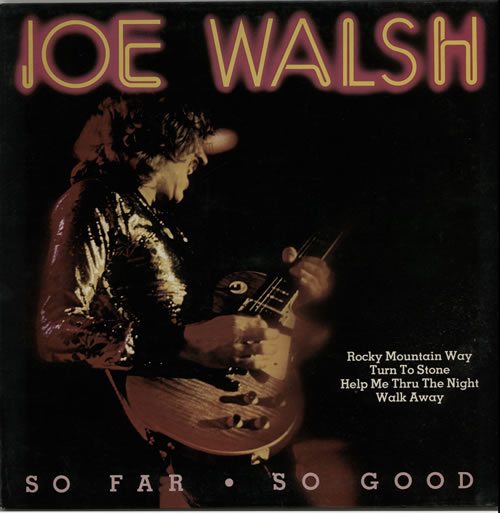 Joe Walsh So Far So Good vinyl LP album (LP record) Dutch JWLLPSO628258