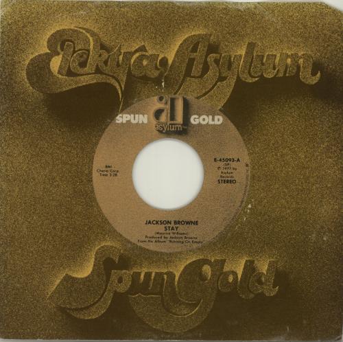 Joe Walsh Stay 7" vinyl single (7 inch record / 45) US JWL07ST654803