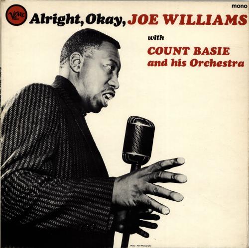 Joe Williams Alright, Okay vinyl LP album (LP record) UK JWMLPAL529664