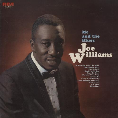 Joe Williams Me And The Blues vinyl LP album (LP record) Japanese JWMLPME873829