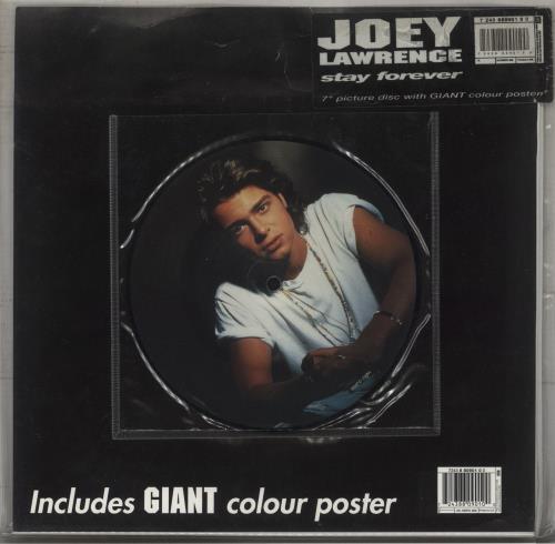 Joey Lawrence Stay Forever 7" vinyl picture disc (7 inch picture disc single) UK JLA7PST106994