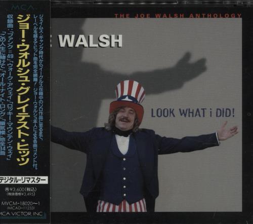 Joe Walsh Look What I Did The Joe Walsh Anthology Japanese Promo 2 Cd Album Set Double Cd