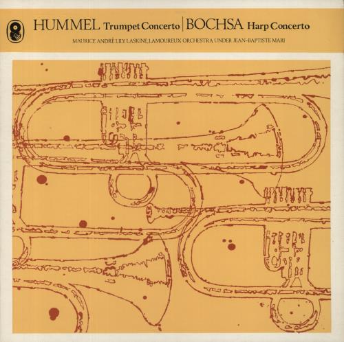 Johann Hummel Hummel: Trumpet Concerto / Bochsa: Harp Concerto vinyl LP album (LP record) UK J5HLPHU850117