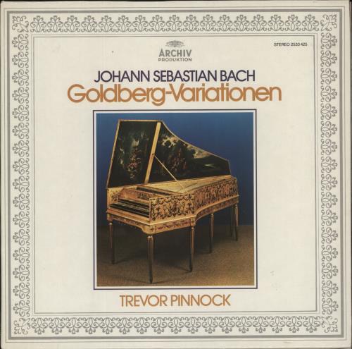 Johann Sebastian Bach Bach: Goldberg-Variationen vinyl LP album (LP record) German JHHLPBA880030