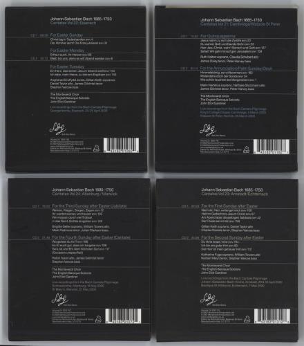 Johann Sebastian Bach Cantatas - Bundle of 4 CDs 4-CD album set Italian JHH4CCA862989
