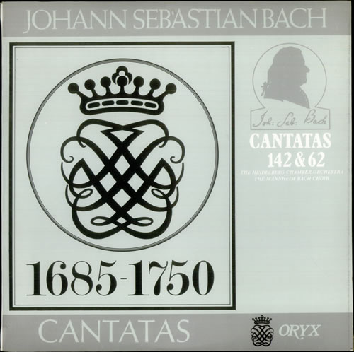 Johann Sebastian Bach Cantatas 142 & 62 vinyl LP album (LP record) UK JHHLPCA537893