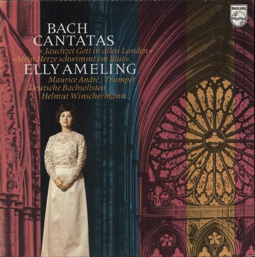 Johann Sebastian Bach J. S. Bach: Cantatas <<Jauchzet Gott In Allen Landen >> / << Meine Herze Schwimmt Im Blut>> vinyl LP album (LP record) Dutch JHHLPJS857112