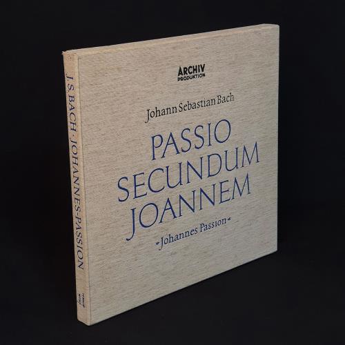 Johann Sebastian Bach Johannes Passion vinyl LP album (LP record) German JHHLPJO758349