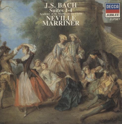 Johann Sebastian Bach Suites 1-4 2-LP vinyl record set (Double LP Album) UK JHH2LSU878688