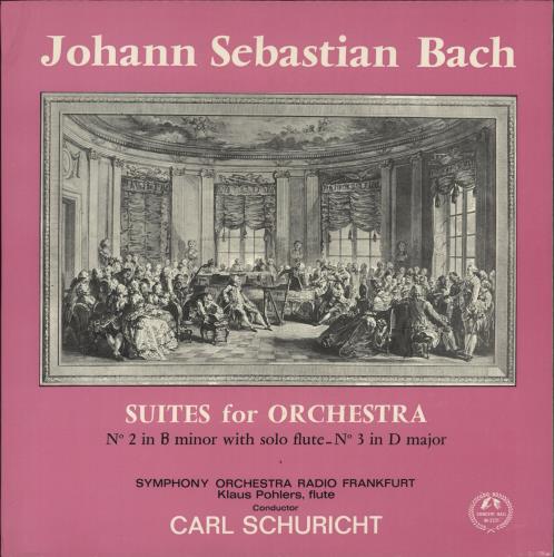 Johann Sebastian Bach Suites For Orchestra vinyl LP album (LP record) UK JHHLPSU701314