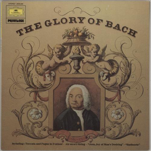Johann Sebastian Bach The Glory Of Bach vinyl LP album (LP record) UK JHHLPTH753209