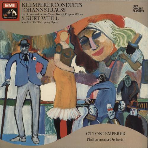 Johann Strauss II (1825-1899) Klemperer Conducts Johann Strauss - Factory Sample vinyl LP album (LP record) UK J8ILPKL875216