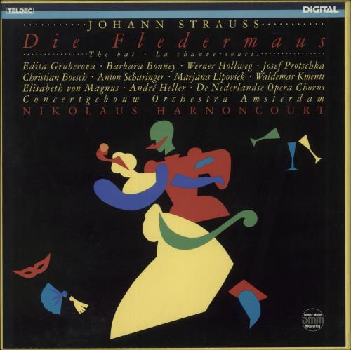Johann Strauss II (1825-1899) Strauss: Die Fledermaus Vinyl Box Set German J8IVXST880236