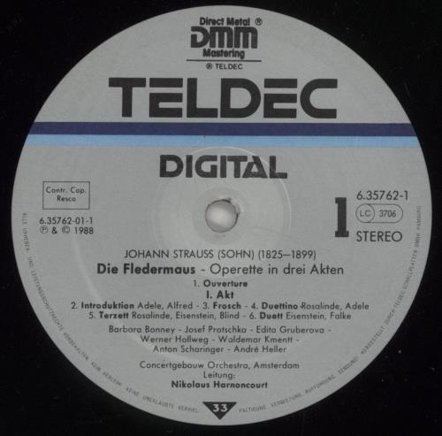 Johann Strauss II (1825-1899) Strauss: Die Fledermaus Vinyl Box Set German J8IVXST880236