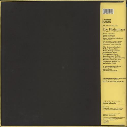 Johann Strauss II (1825-1899) Strauss: Die Fledermaus Vinyl Box Set German J8IVXST880236