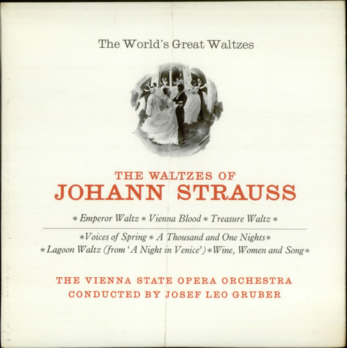 Johann Strauss II (1825-1899) The Waltzes of Johann Strauss vinyl LP album (LP record) UK J8ILPTH539086