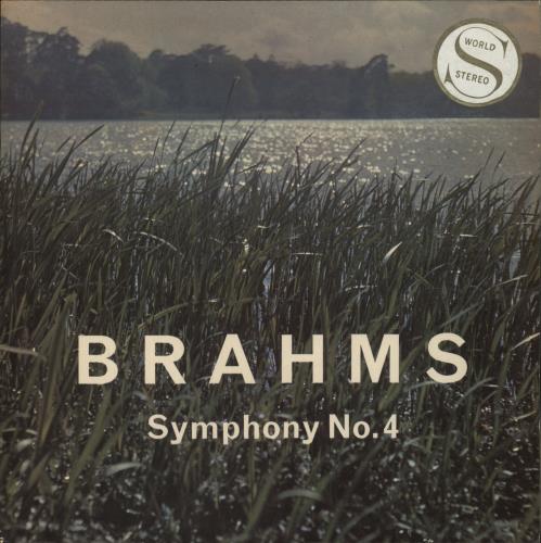 Johannes Brahms Brahms: Symphony No. 4 in E Minor Op. 98 vinyl LP album (LP record) UK B10LPBR854774