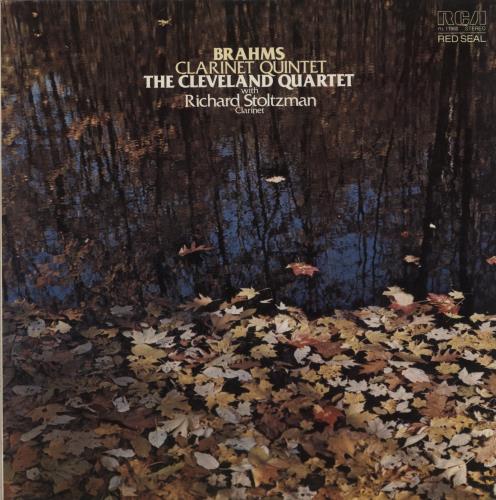Johannes Brahms Clarinet Quintet vinyl LP album (LP record) Italian B10LPCL887557