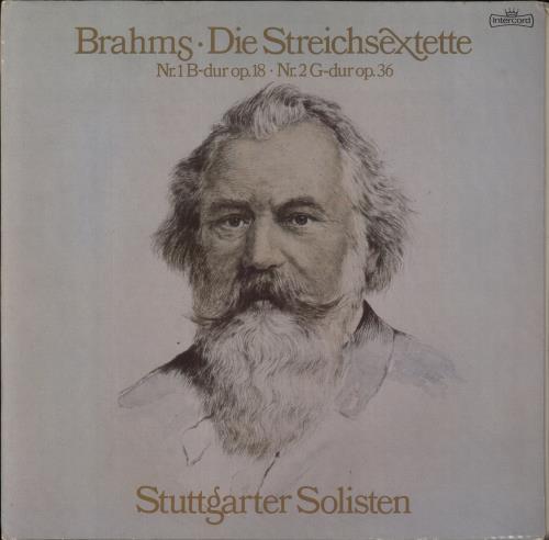 Johannes Brahms String Sextet No. 1 Bm Op. 18 / String Sextet No. 2 Gm Op. 36 2-LP vinyl record set (Double LP Album) UK B102LST854265
