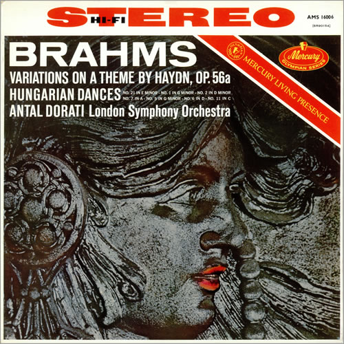 Johannes Brahms Variations On A Theme By Haydn & Hungarian Dances vinyl LP album (LP record) UK B10LPVA481644