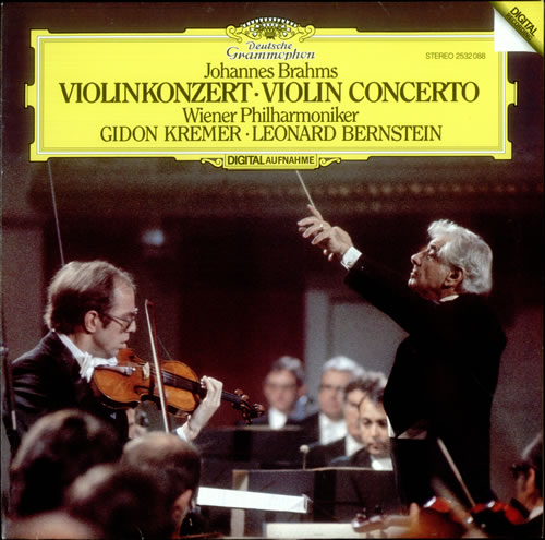 Johannes Brahms Violin Concerto vinyl LP album (LP record) German B10LPVI535059