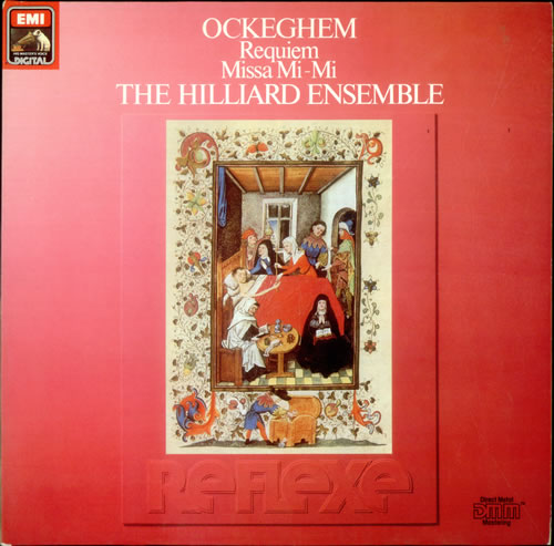 Johannes Ockeghem Requiem & Missa Mi-Mi vinyl LP album (LP record) UK J5KLPRE532562