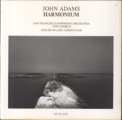 John Adams Harmonium vinyl LP album (LP record) German J3KLPHA811633