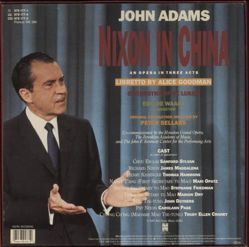 John Adams Nixon In China 3-LP vinyl record set (Triple LP Album) German J3K3LNI868377