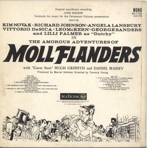 John Addison The Amorous Adventures Of Moll Flanders vinyl LP album (LP record) UK 8JALPTH694093