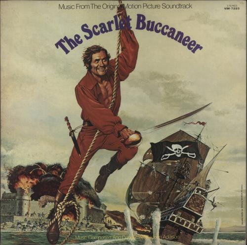 John Addison The Scarlet Buccaneer - White label vinyl LP album (LP record) Japanese 8JALPTH872585