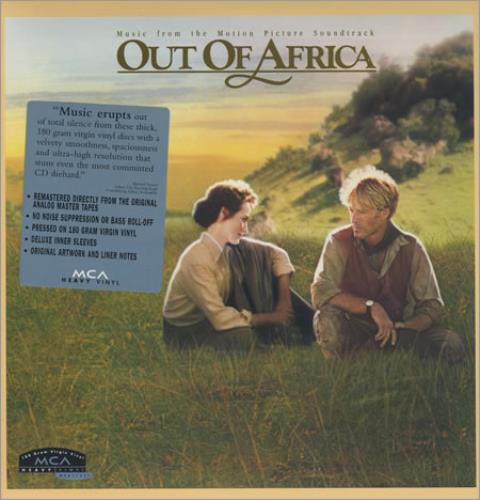 John Barry (Composer) Out Of Africa vinyl LP album (LP record) US JBYLPOU399902