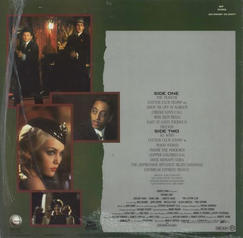 John Barry (Composer) The Cotton Club - Open Shrink vinyl LP album (LP record) UK JBYLPTH822207