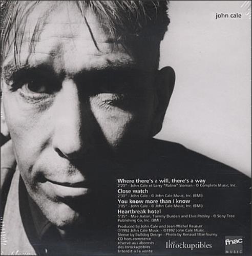 John Cale More Fragments CD single (CD5 / 5") French JCAC5MO203134