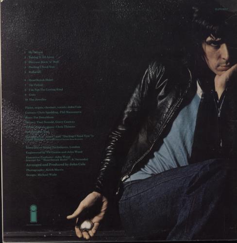 John Cale Slow Dazzle - 1st vinyl LP album (LP record) UK JCALPSL282736