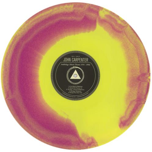 John Carpenter Anthology [Movie Themes 1974-1998] - Purple And Yellow Swirl Vinyl vinyl LP album (LP record) US JZVLPAN859763
