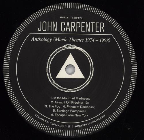John Carpenter Anthology [Movie Themes 1974-1998] - VG vinyl LP album (LP record) US JZVLPAN826732