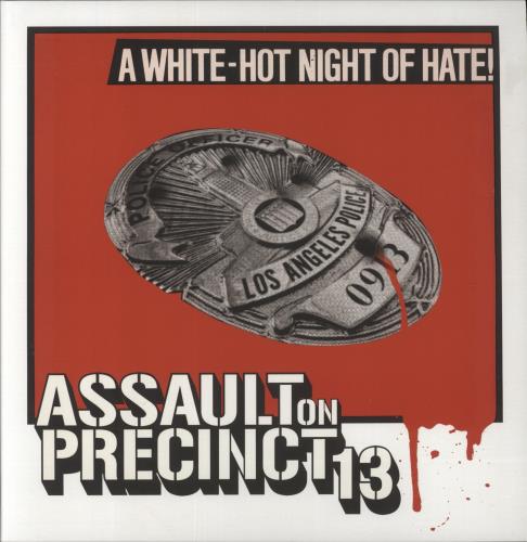 John Carpenter Assault On Precinct 13 - Cream With Red Splatter Vinyl vinyl LP album (LP record) UK JZVLPAS858098