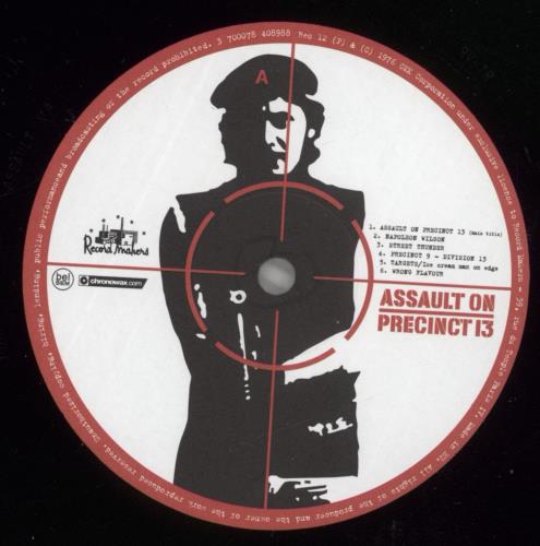 John Carpenter Assault On Precinct 13 vinyl LP album (LP record) French JZVLPAS874805