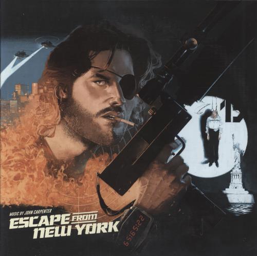 John Carpenter Escape From New York - Blue, Green and Black Marble Vinyl 2-LP vinyl record set (Double LP Album) US JZV2LES808056