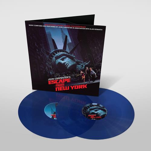 John Carpenter Escape From New York - Expanded Edition - Blue Vinyl 2-LP vinyl record set (Double LP Album) UK JZV2LES782671