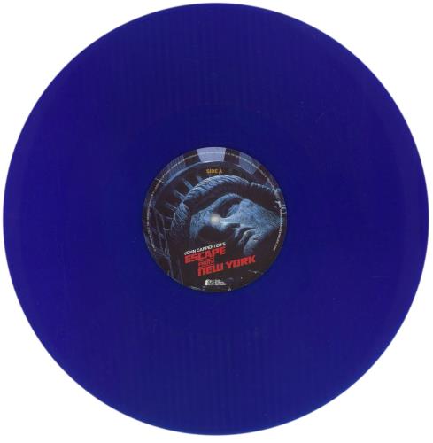 John Carpenter Escape From New York - Expanded Edition - Blue Vinyl 2-LP vinyl record set (Double LP Album) UK JZV2LES860854