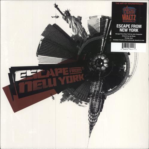 John Carpenter Escape From New York - Orange Vinyl vinyl LP album (LP record) UK JZVLPES785805