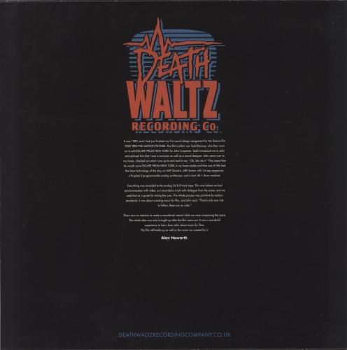 John Carpenter Escape From New York vinyl LP album (LP record) UK JZVLPES857062