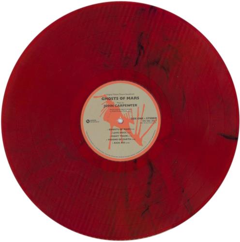 John Carpenter Ghosts Of Mars [Original Motion Picture Soundtrack] - RSD - Red Planet Vinyl vinyl LP album (LP record) UK JZVLPGH856857