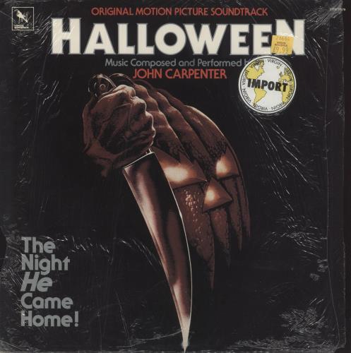 John Carpenter Halloween - Translucent Blue Vinyl - Shrink vinyl LP album (LP record) US JZVLPHA834661