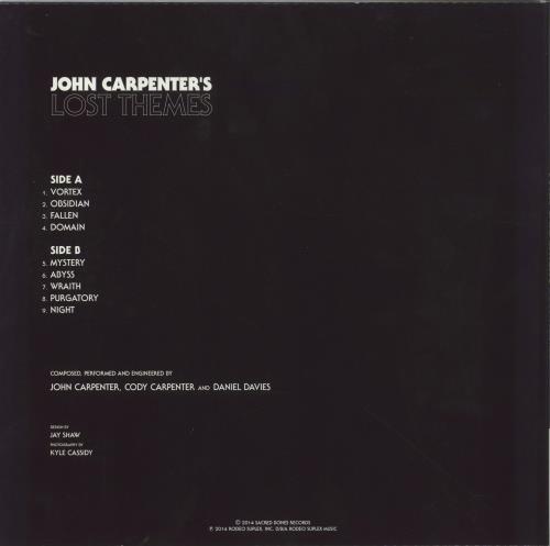 John Carpenter John Carpenter's Lost Themes - Red Smoke Vinyl vinyl LP album (LP record) US JZVLPJO859624