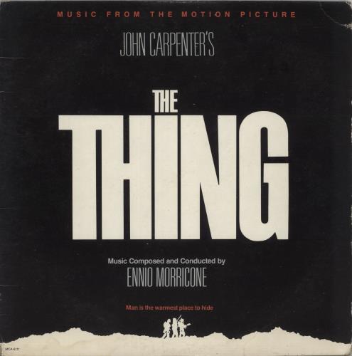 John Carpenter The Thing - VG vinyl LP album (LP record) US JZVLPTH881312